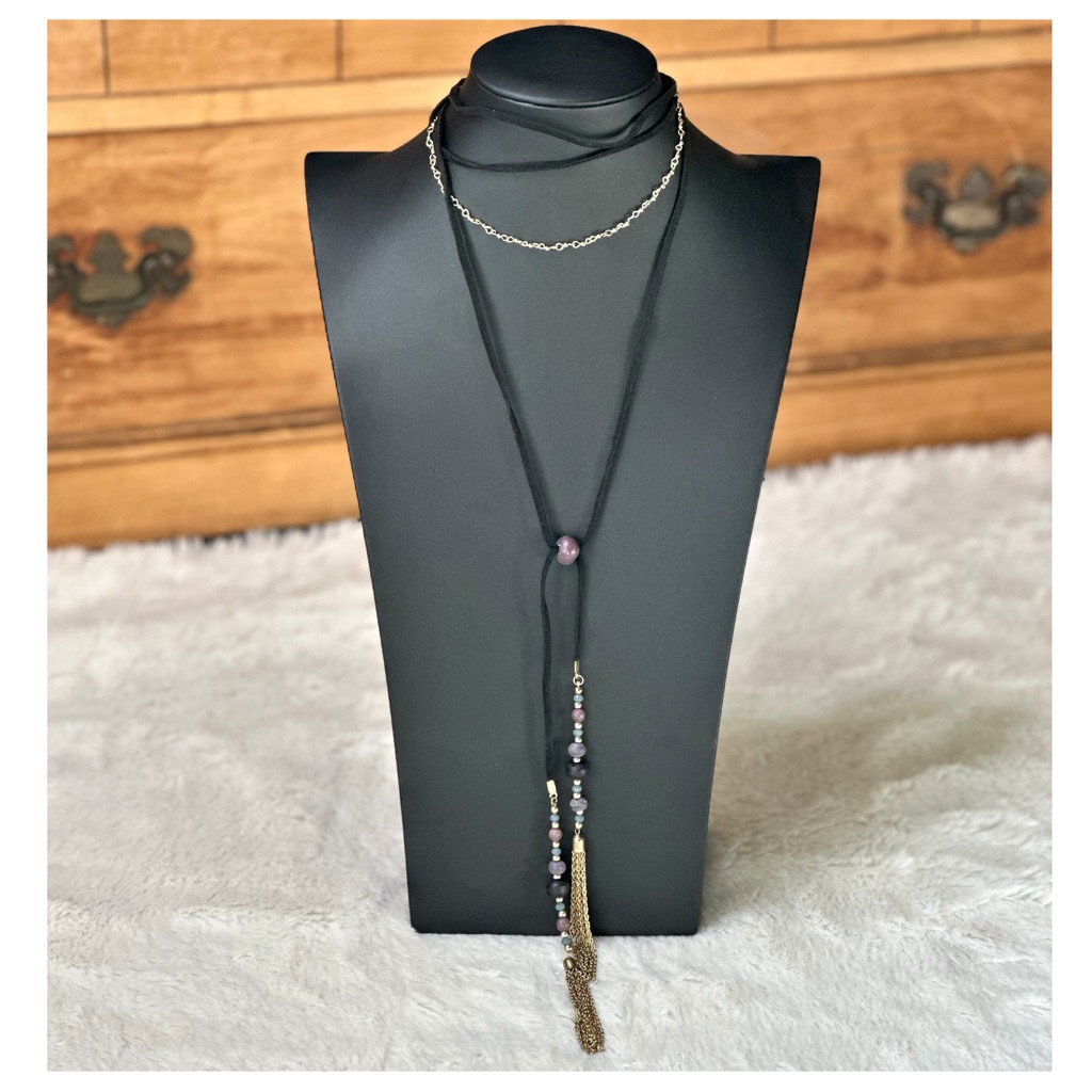 Nwt Shiraleah Anthropologie Martina Beaded Choker Necklace 20”